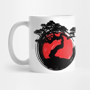 'Bonsai Tree Japanese Calligraphy' Cool Japanese Tree Mug